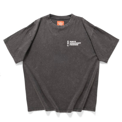 (EX618) Friends Graphic Washed Tee