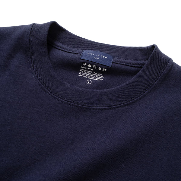 (ZT1864) 手袖拼布口袋Tee