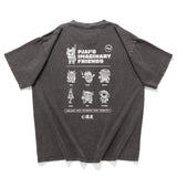(EX618) Friends Graphic Washed Tee
