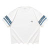 (ZT1864) Patch Sleeve Panel Pocket Tee