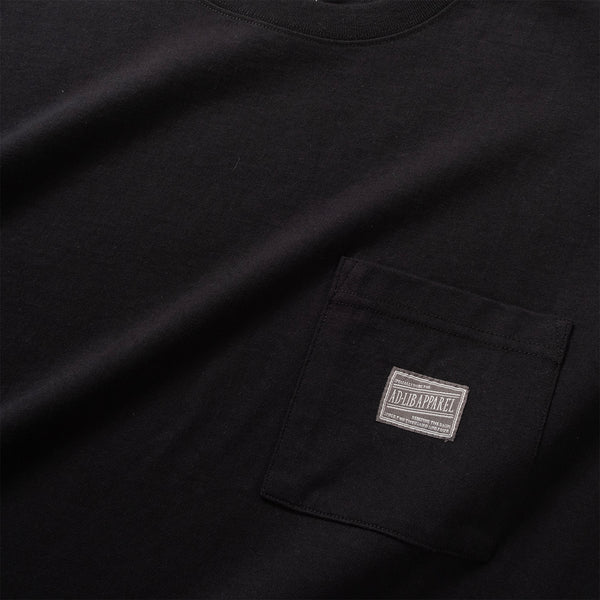 (ZT1864) 手袖拼布口袋Tee