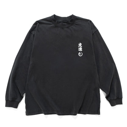(EX613) 巡遊圖案洗水長袖 Tee