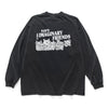 (EX613) Parade Graphic Washed Long Sleeve Tee
