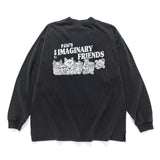 (EX613) Parade Graphic Washed Long Sleeve Tee