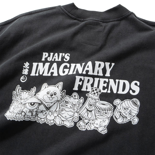 (EX613) Parade Graphic Washed Long Sleeve Tee