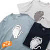 (ZT1892) Namaste Cat 2 圖案 Tee