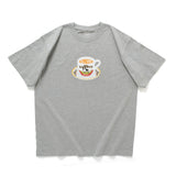 (ZT1896) 法鬥奶茶圖案 Tee