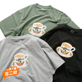 (ZT1896) 法鬥奶茶圖案 Tee