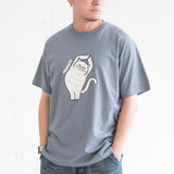 (ZT1892) Namaste Cat 2 圖案 Tee