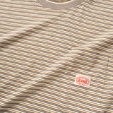 (TP1851) Double Collar Stripes Tee