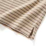 (TP1851) Double Collar Stripes Tee
