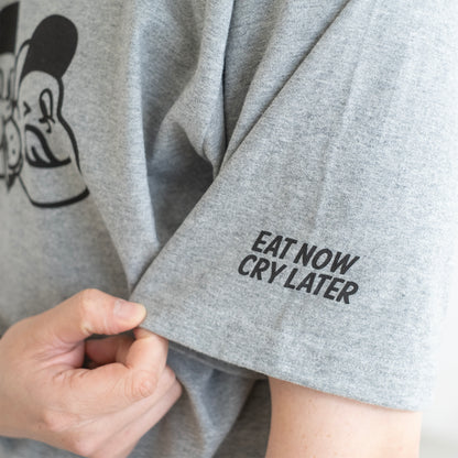 (ZT1645) Eat Now Cry Later 圖案 Tee