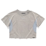 (TP1811) Washed Cropped Tee