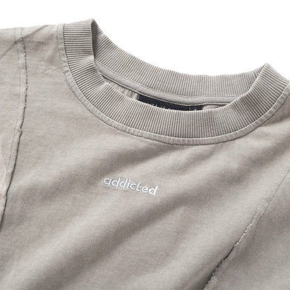 (TP1811) Washed Cropped Tee