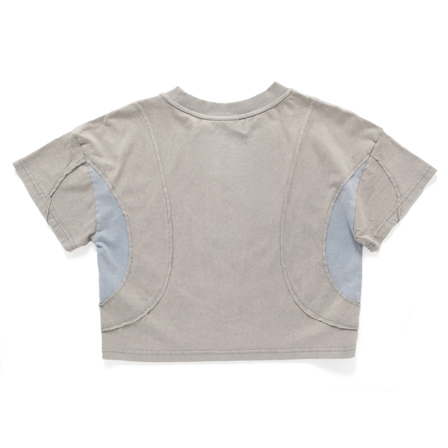 (TP1811) Washed Cropped Tee