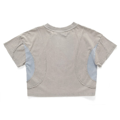 (TP1811) Washed Cropped Tee