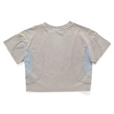 (TP1811) Washed Cropped Tee