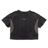 (TP1811) Washed Cropped Tee
