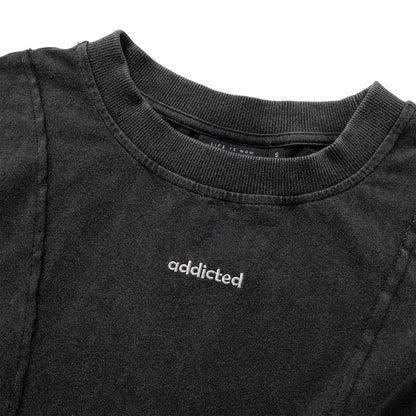 (TP1811) Washed Cropped Tee