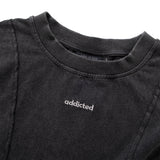 (TP1811) Washed Cropped Tee