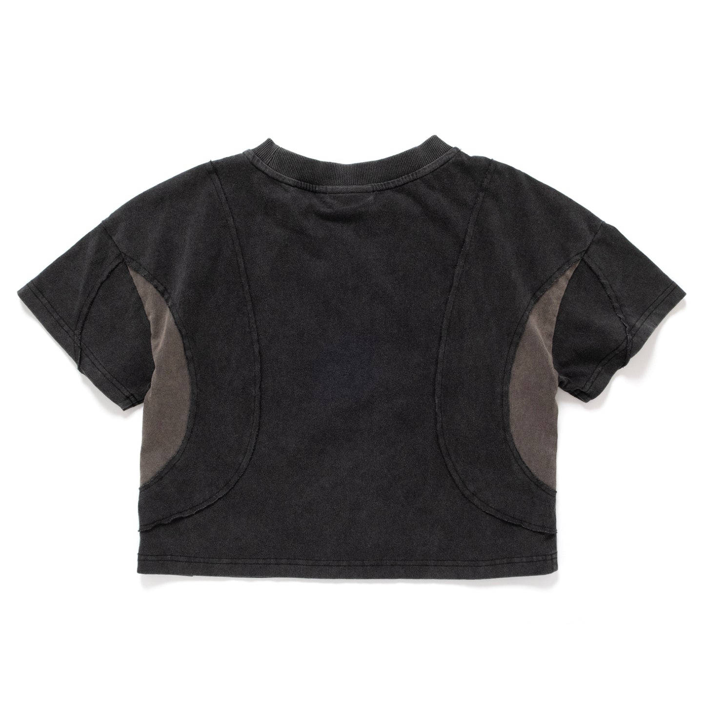 (TP1811) Washed Cropped Tee