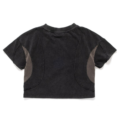 (TP1811) Washed Cropped Tee
