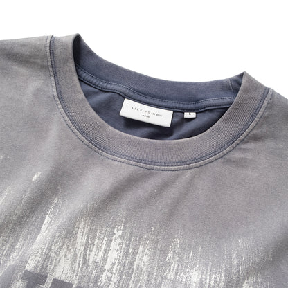 (TP1835) Snow Wash Print Tee