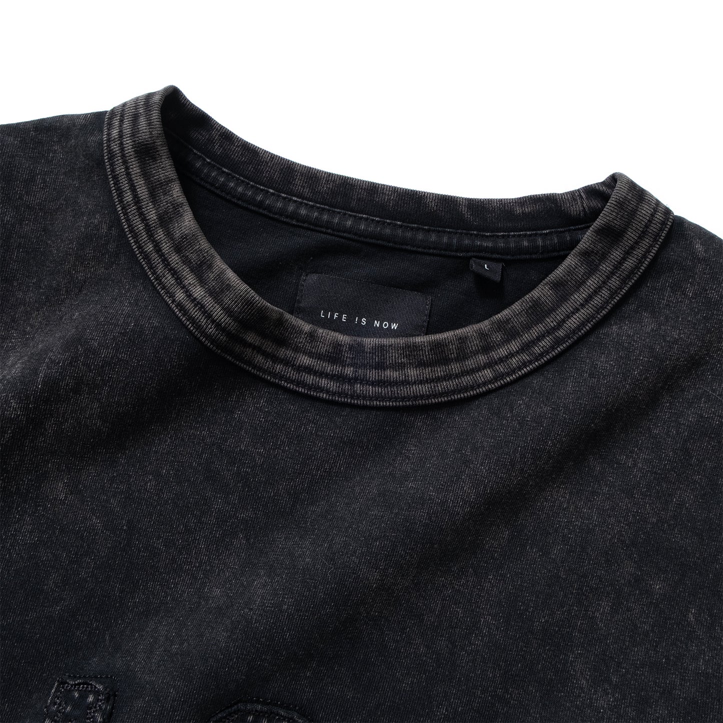 (TP1583) Garment Dyed Embroidery Tee