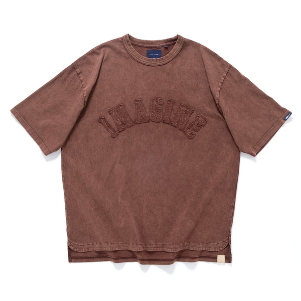 (TP1583) Garment Dyed Embroidery Tee