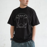 (ZT749) The Vitruvian Cat Graphic Tee