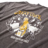 (ZT1897) Great Luck Shiba Graphic Tee