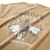 (ZT1897) Great Luck Shiba Graphic Tee