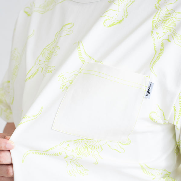 (TP1833) Dinosaur Pattern Tee