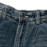 (SP395) Washed Double Knee Jorts