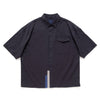 (ST447) Sleeve Patchwork Short Sleeve Shirt
