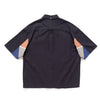 (ST447) Sleeve Patchwork Short Sleeve Shirt