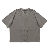 (CD103) Short Sleeve Collarless Jacket
