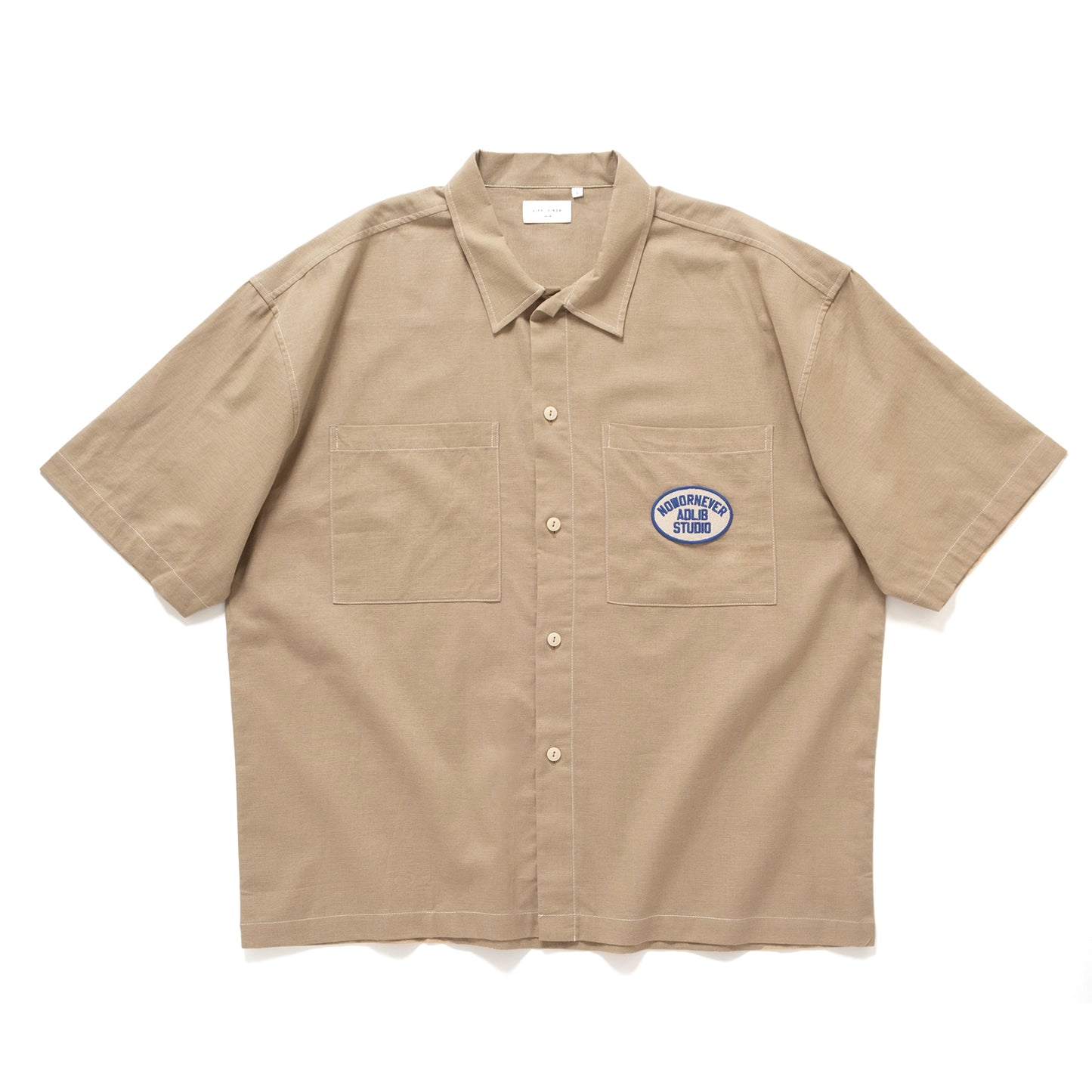 (ST523) Badge Shirt