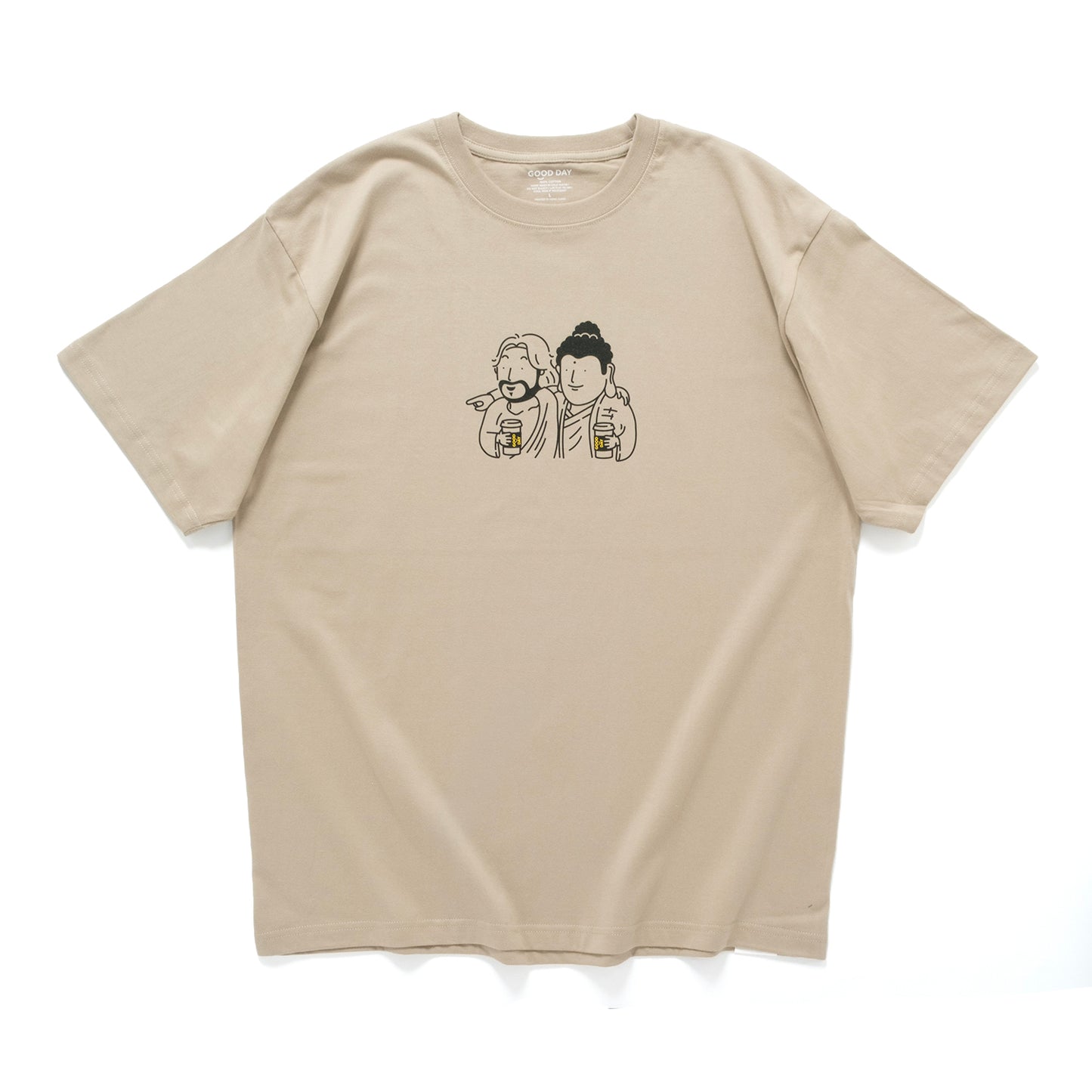 (ZT1757) Sacred Coffee Time 圖案 Tee