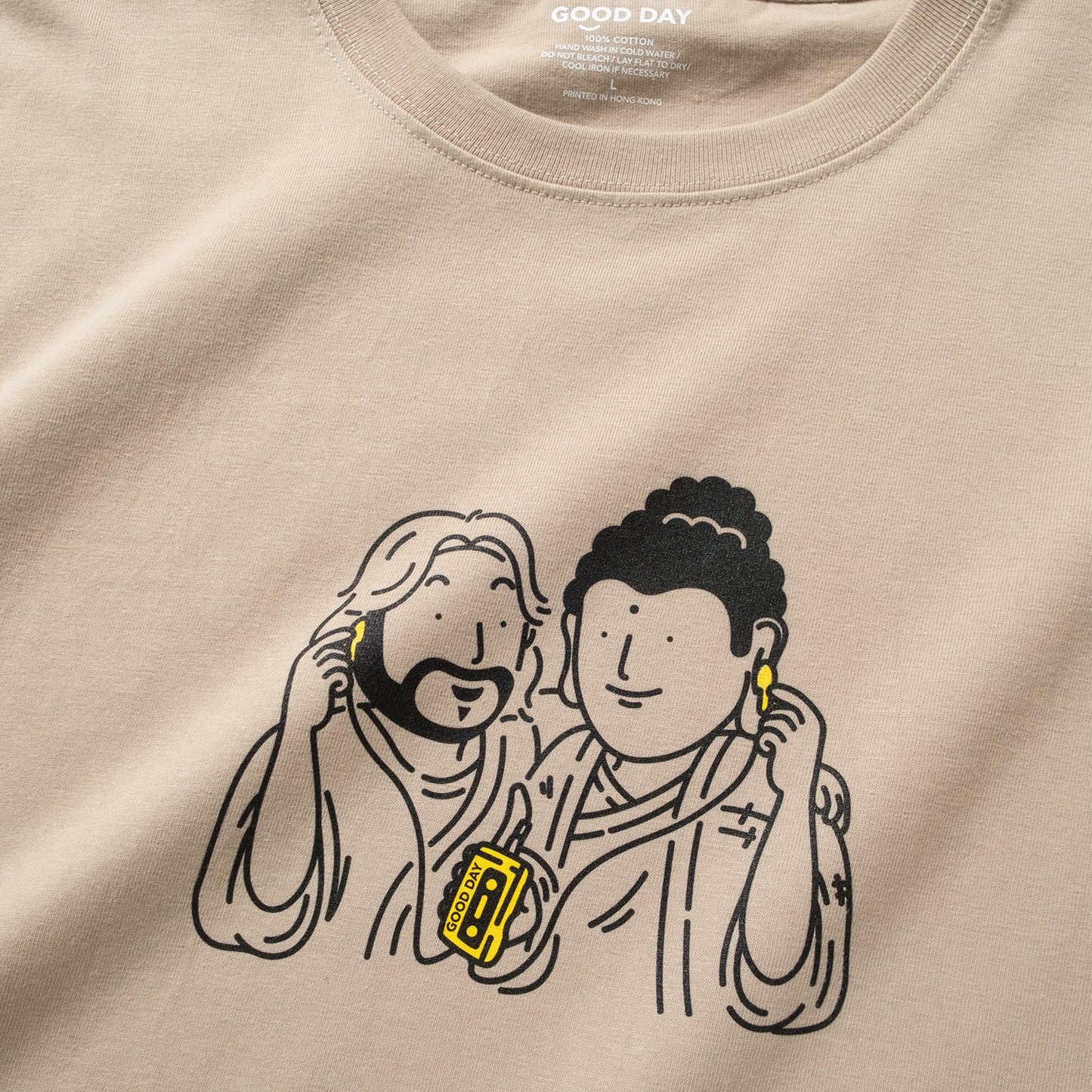 (ZT1899) Sacred Walkman Time 圖案 Tee