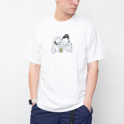 (ZT1899) Sacred Walkman Time 圖案 Tee