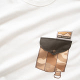 (ZT1399) Camouflage Fake Pocket Tee