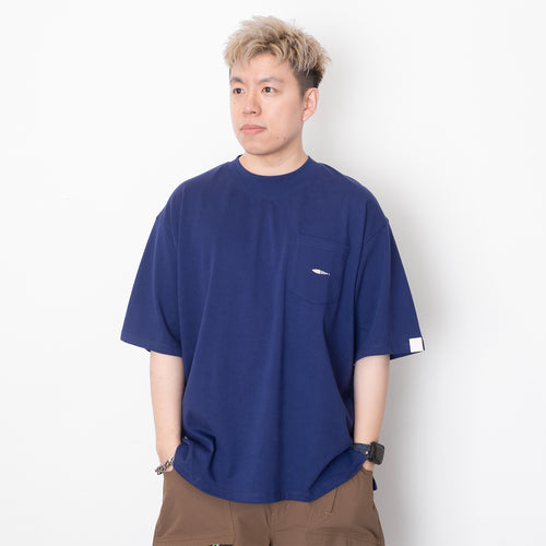 (TP1306) Fish Logo Embroidery Pocket Tee