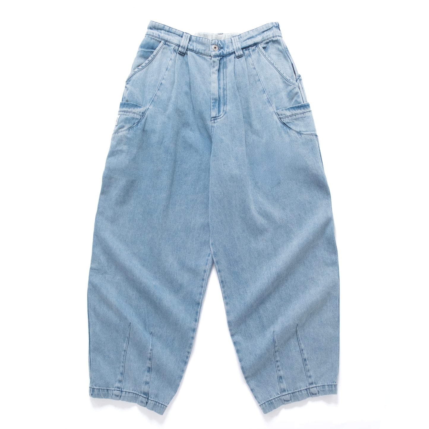 (PT391) Curved Wide Denim
