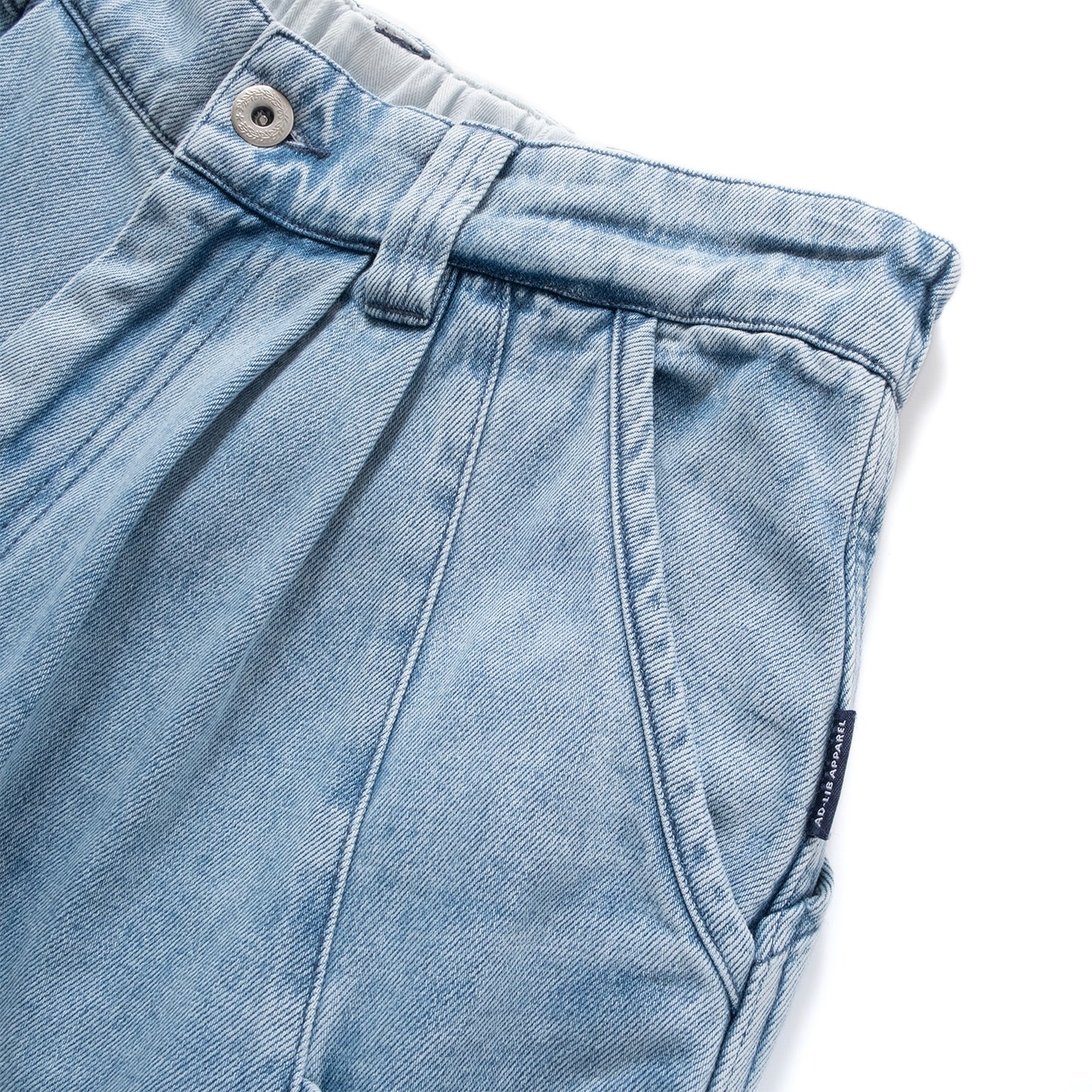 (PT391) Curved Wide Denim