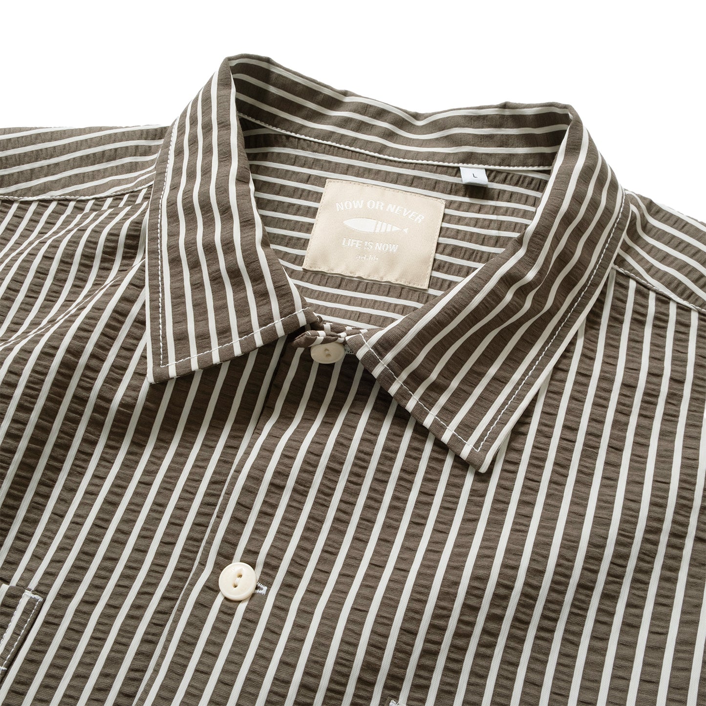 (ST524) Cool Touch Stripes Shirt