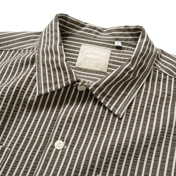 (ST524) Cool Touch Stripes Shirt