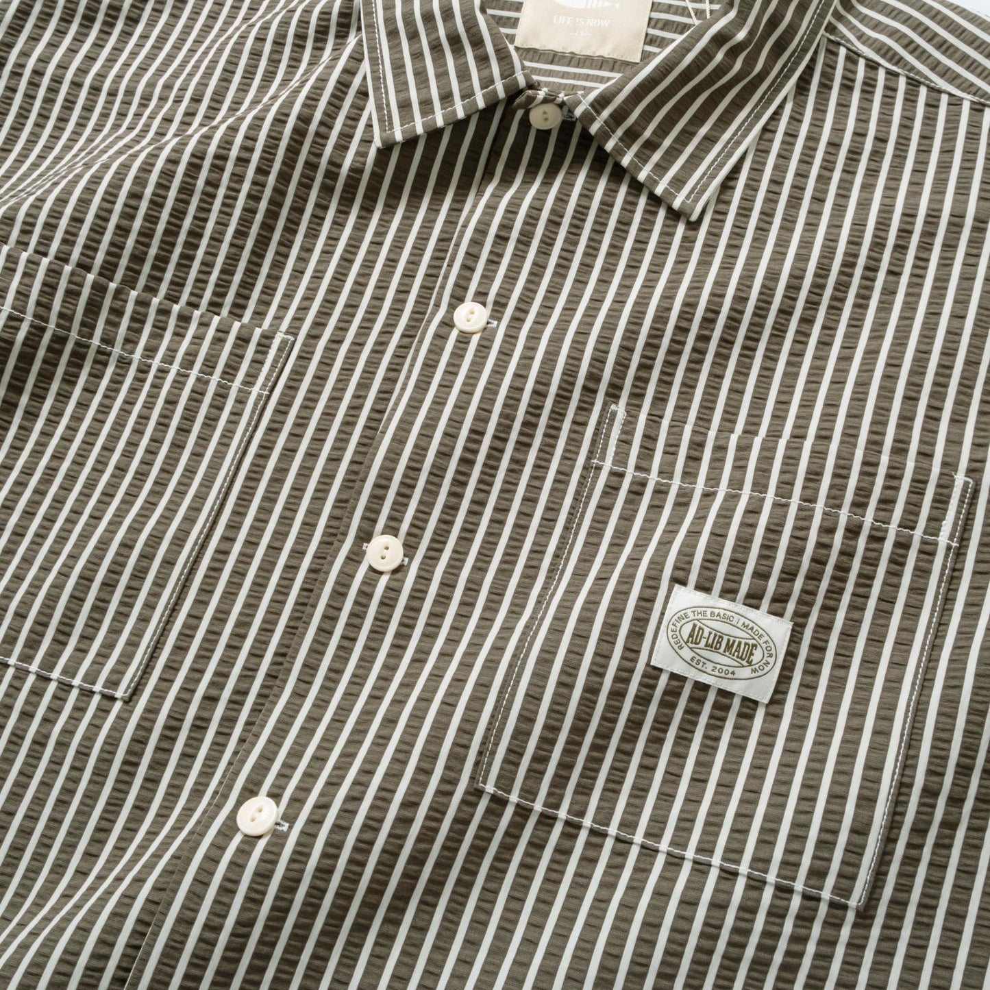 (ST524) Cool Touch Stripes Shirt