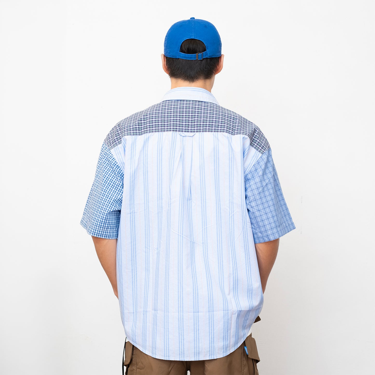 (ST531) Patchwork Shirt