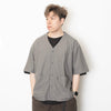 (CD103) Short Sleeve Collarless Jacket